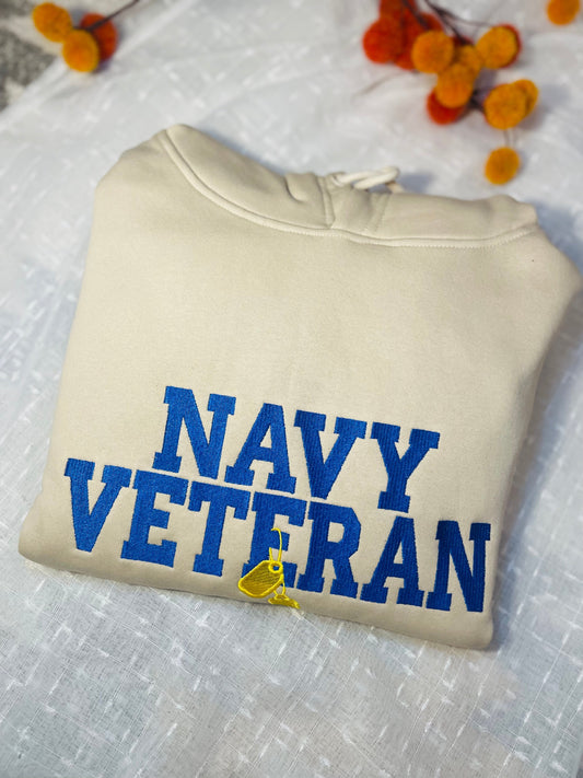Navy Veteran Hoodie